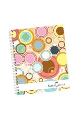 A4 Defter Sert Kapak 3+1 Seperatörlü 120 Yaprak Daireler 5601400301