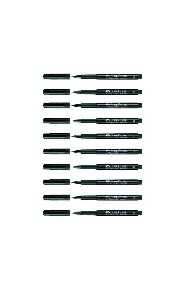 Multimark 1523 Permanent Asetat Kalemi 0.4 Mm (S) Siyah 10'lu Paket