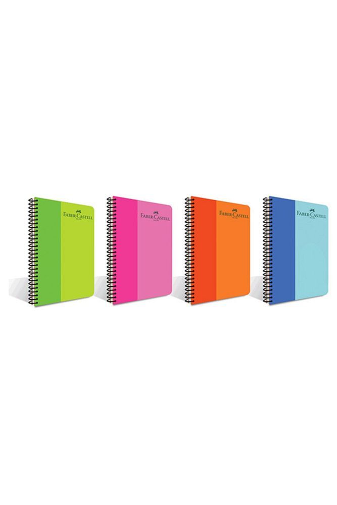 A4 Spiralli Defter Bicolor Plastik Kapak Çizgisiz 200 Yaprak Asorti 5075000144