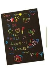 Sihirli Gökkuşağı Kazımalı Kağıt A4 10'lu Paket