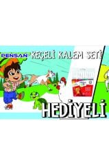 30x120 Boyama Rulosu Yaman Çiftlik Hayatı + Pensan 12'li Keçeli Boya Kalemi