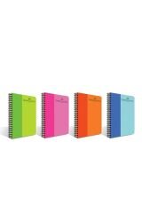 Bicolor 4 Adet A4 160 Yaprak Çizgili Plastik Defter