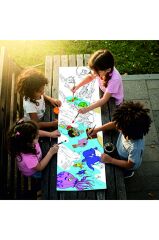 30x120 Boyama Rulosu Yaman Sualtı Macerası + Pensan 12'li Keçeli Boya Kalemi