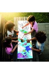 30x120 Boyama Rulosu Yaman Sualtı Macerası + Pensan 12'li Pastel Boya Kalemi