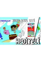 30x120 Boyama Rulosu Yaman Sualtı Macerası + Pensan 12'li Kuru Boya Kalemi