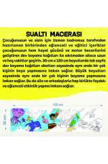 30x120 Boyama Rulosu Yaman Sualtı Macerası + Pensan 12'li Kuru Boya Kalemi