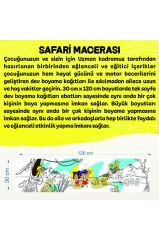 30x120 Boyama Rulosu Yaman Safaride + Pensan 12'li Keçeli Boya Kalemi