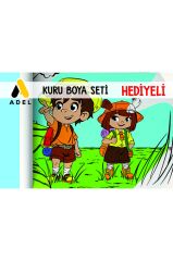 30x120 Boyama Rulosu Yaman Safaride + Adel 12'li Kuru Boya Kalemi