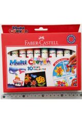 Multi Crayon Pastel 10 Renk