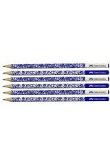 Faber Floral Yuvarlak Kurşun Kalem 6 Lı Paket (5244119240)