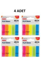 4 Adet Memo Film Index 5 Renk 12x45mm 25 Yp.