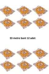 33 metre Şeffaf Selefon Bant 12 adet