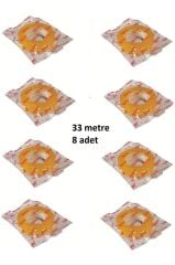 33 metre Şeffaf Selefon Bant 8 adet