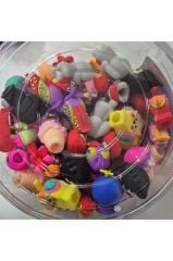 Figürlü Kurşun Kalem Başlığı 30 Adet