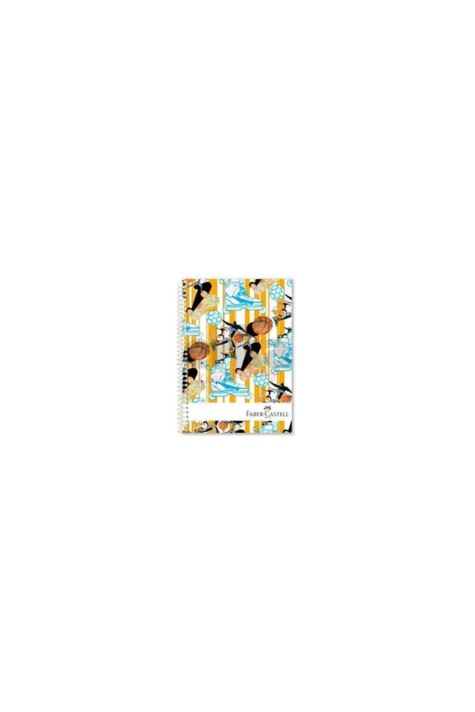 Faber-castell Spor Sert Kapak Seperatörlü Defter 120yp 5075400311