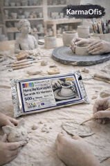 Hava ile Kuruyan Seramik Kil Hamuru 500 gr Beyaz – 1 Adet