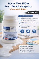 Beyaz PVA Tutkal 450 ml | Çok Amaçlı, Toksik İçermez, Güçlü Yapıştırıcı