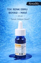 Turuncu Renk Ebru Boyası 25 ml | Yoğun Pigment, Su Bazlı