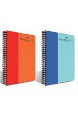 Pp Kapak Bicolor Spiralli Defter 140 Yaprak Kareli Karışık Renk 5075000137