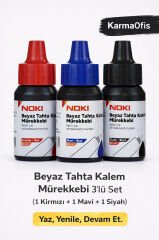 Beyaz Tahta Kalemi Mürekkep Seti (3 Mürekkep)