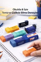 Pastel Turuncu Silgi – Toz Bırakmaz, Phthalate Free – 1 Adet