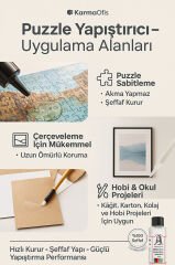Puzzle Yapıştırıcı 10×70 ml Mega Set – Şeffaf Kuruyan Sıvı Yapıştırıcı