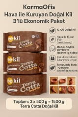 Terra Cotta Doğal Kil Hamuru 3x500g–Hava ile Kuruyan Seramik Hamur | El Sanatları, Dekor, Modelleme