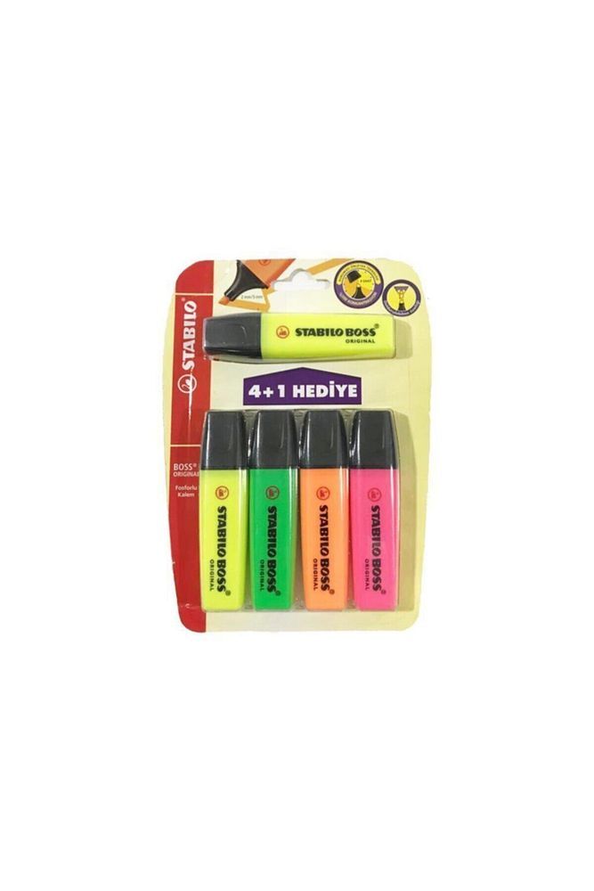 Stabılo Boss Orıgınal 4+1 Blister