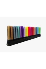 Penmark Masaüstü Stantlı 24 Adet Fosforlu Kalem-penmark-6sim-6pastel-6neon-6tropik