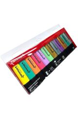 FOSFORLU KALEM 12 Lİ ASETAT KARIŞIK RENK 6 PASTEL + 6 SİMLİ HS-505-12PS 709696