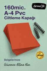 160 Micron A4 Kırmızı PVC Ciltleme Kapağı – Dayanıklı & Profesyonel Sunum Kapakları