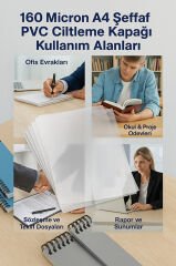 160 Micron A4 Sarı PVC Ciltleme Kapağı – Dayanıklı & Profesyonel Sunum Kapakları