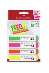 Tekstil Markörü Neon 4'lü