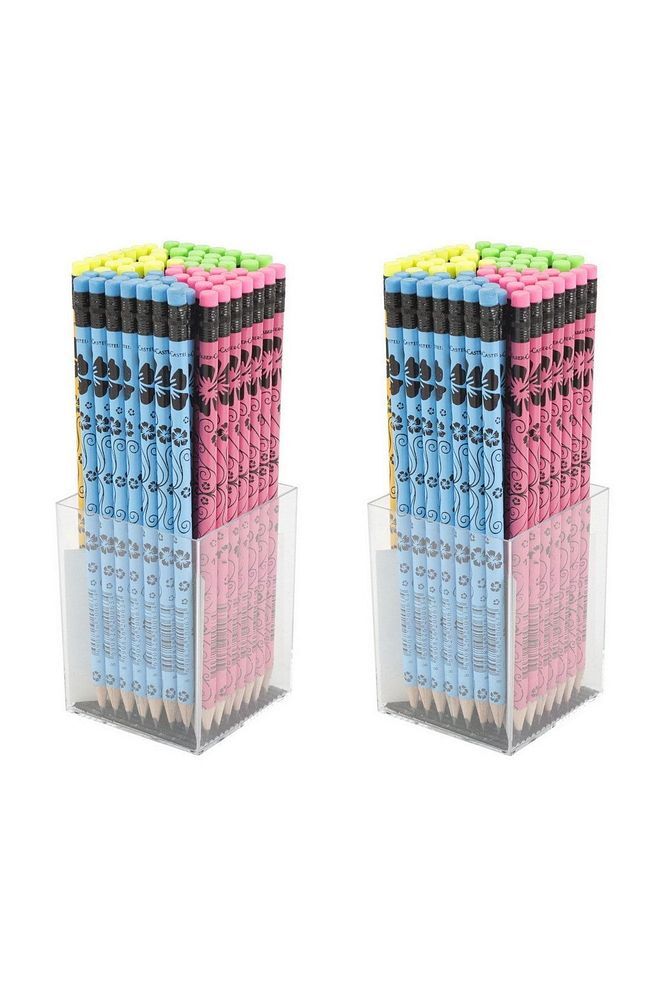 Faber Flowers Silgili Yuvarlak Kurşun Kalem 144 Lü Paket (5244119400)