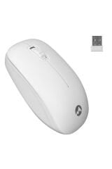 KM-6121 USB Kablosuz Beyaz Slim Standart Q Klavye ve Mouse Set