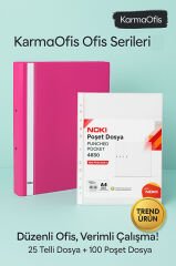 Ofis Serileri – Premium Dosyalama Seti Pembe