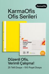 Ofis Serileri – Premium Dosyalama Seti Sarı