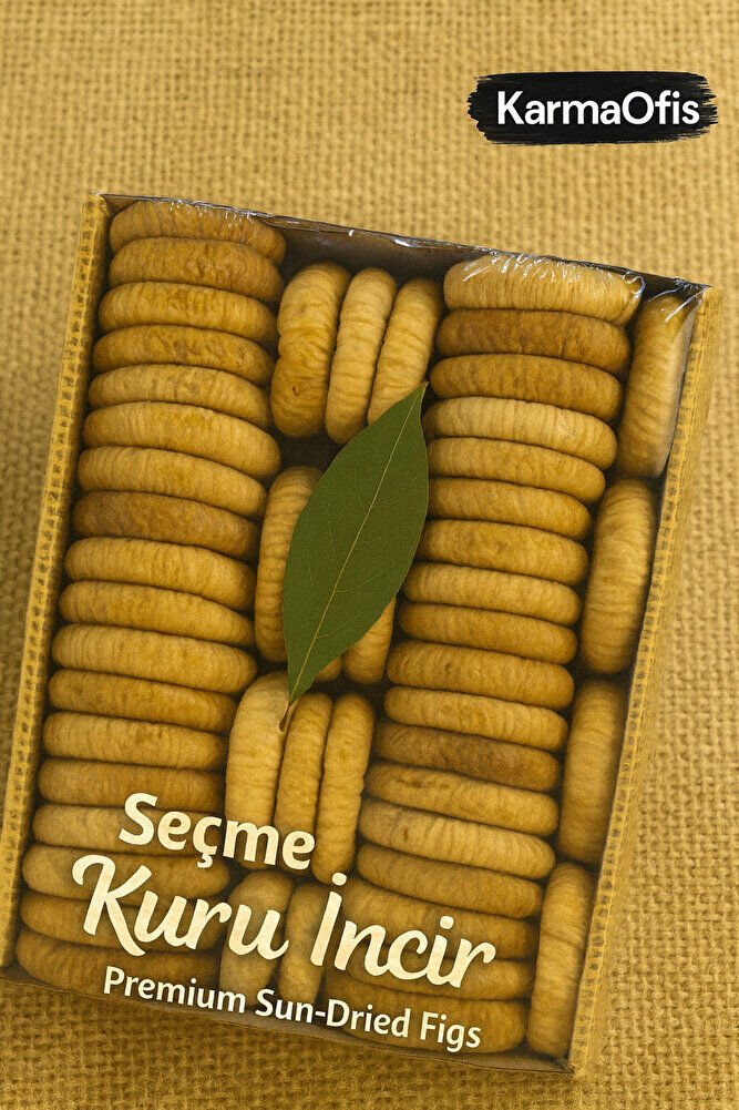 Aydın Nazilli Yuvarlak Dizim Kuru İncir 1 Kg – Premium Seçme İncir – Doğal Gün Kurusu