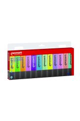 Fosforlu Kalem 12 Li Karışık Renk 6 Pastel 6 Neon /