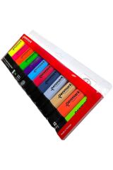 Fosforlu Kalem 12 Li Karışık Renk 6 Neon 6 Tropic Renkler
