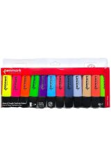 Fosforlu Kalem 12 Li Karışık Renk 6 Neon 6 Tropic Renkler